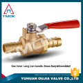 Brass gas valve